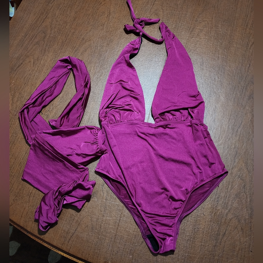 NWOT ... ASOS Purple Swimwear